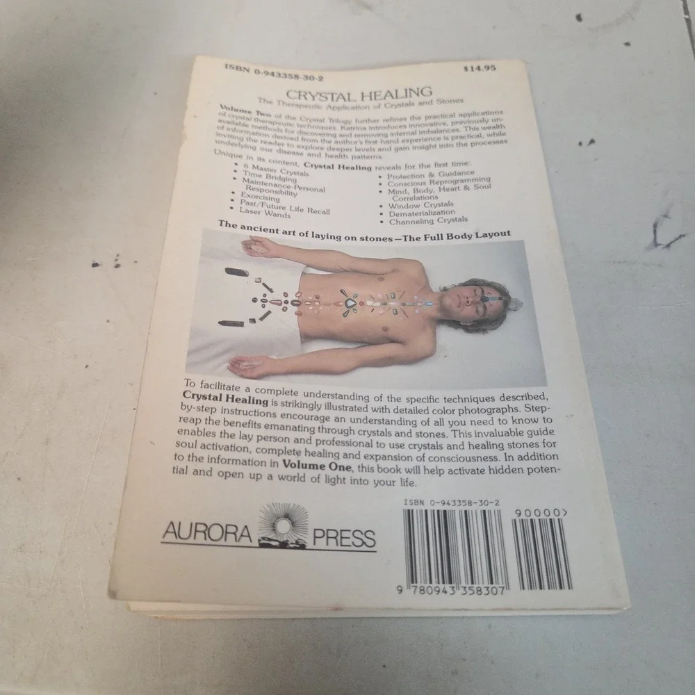 Crystal Healing Therapeutic Application of Crystals Katrina Raphaell 1987 Book